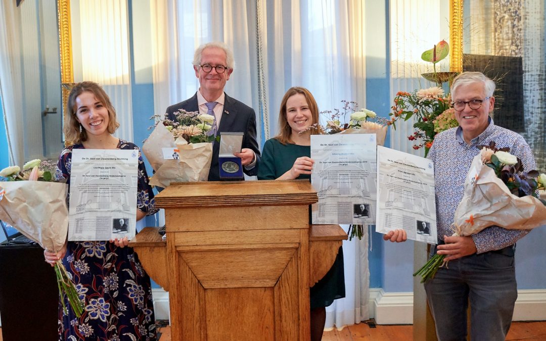 Dr. Saal van Zwanenberg Ereprijs 2019 voor Harry Struijker Boudier