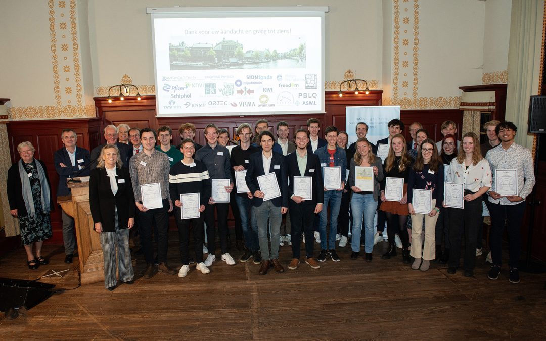 Op maandag 27 november ontvingen maar liefst 87 jonge talenten een prijs in het Hodshon huis