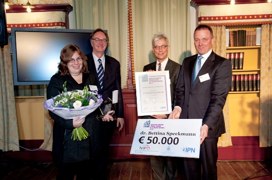 Nieuwe ICT Prijs van € 50.000,- voor Bettina Speckmann’